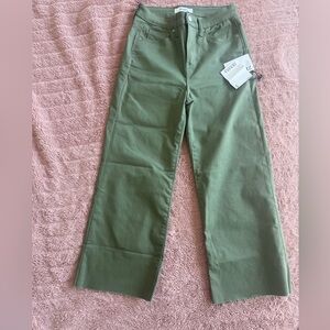 Zenana Green Wide-Leg Pants